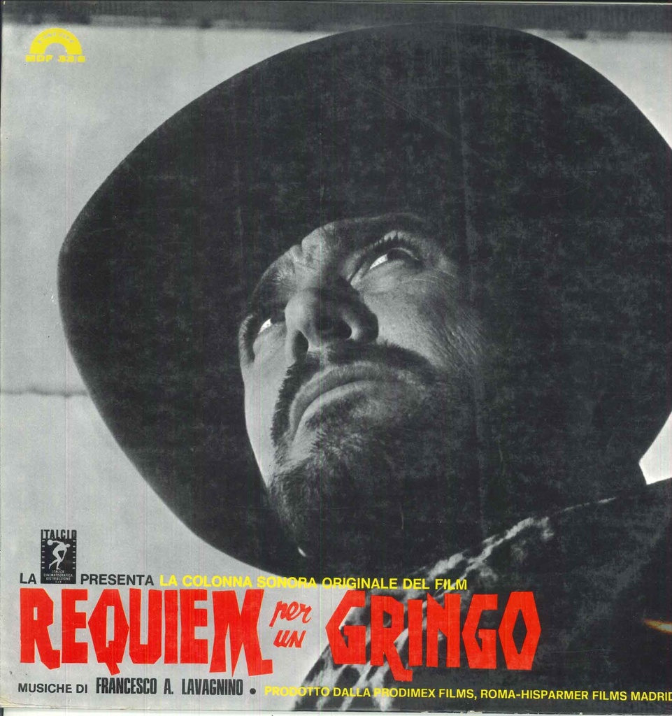 [MDF336A] Requiem Per Un Gringo Lp 33 Giri Angelo Francesco Lavagnino