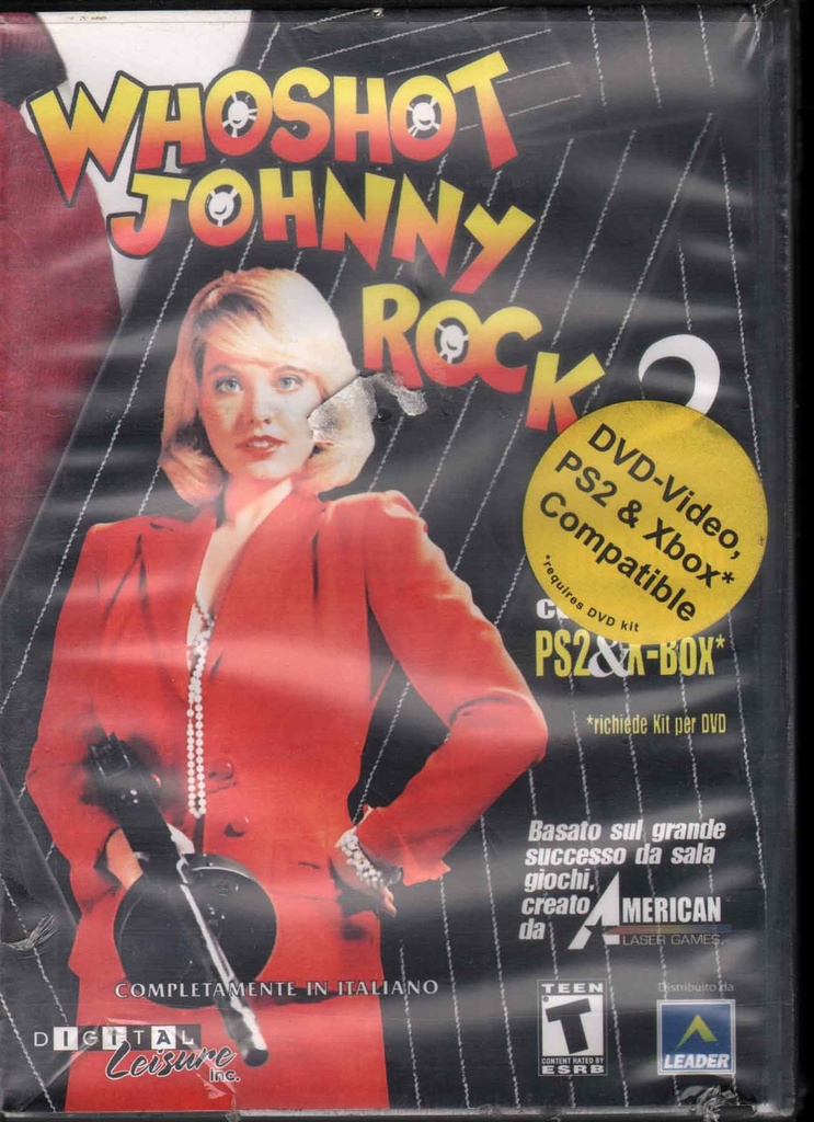 [8011642007496] Who Shot Johnny Rock? COMPATIBILE PS2 Xbox DVD- Video Sigillato