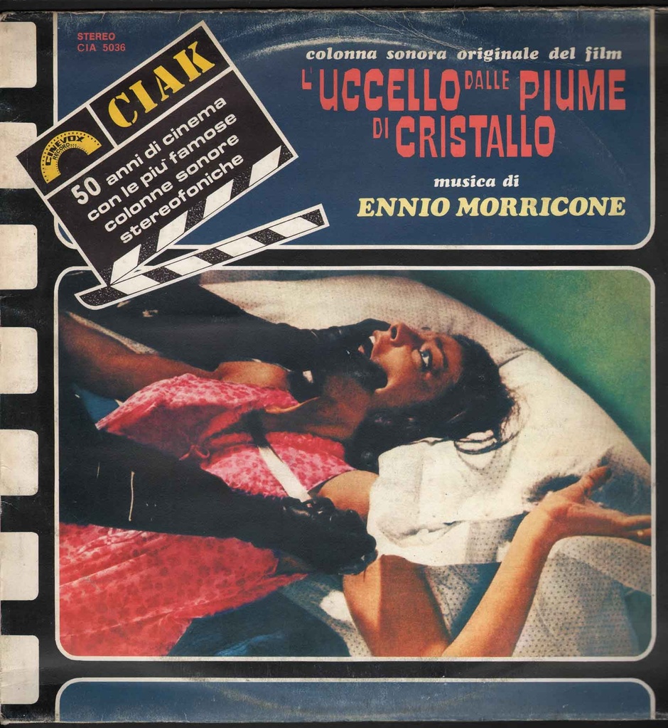 [CIA5036] L'Uccello Dalle Piume Di Cristallo Lp 33 Giri Ennio Morricone